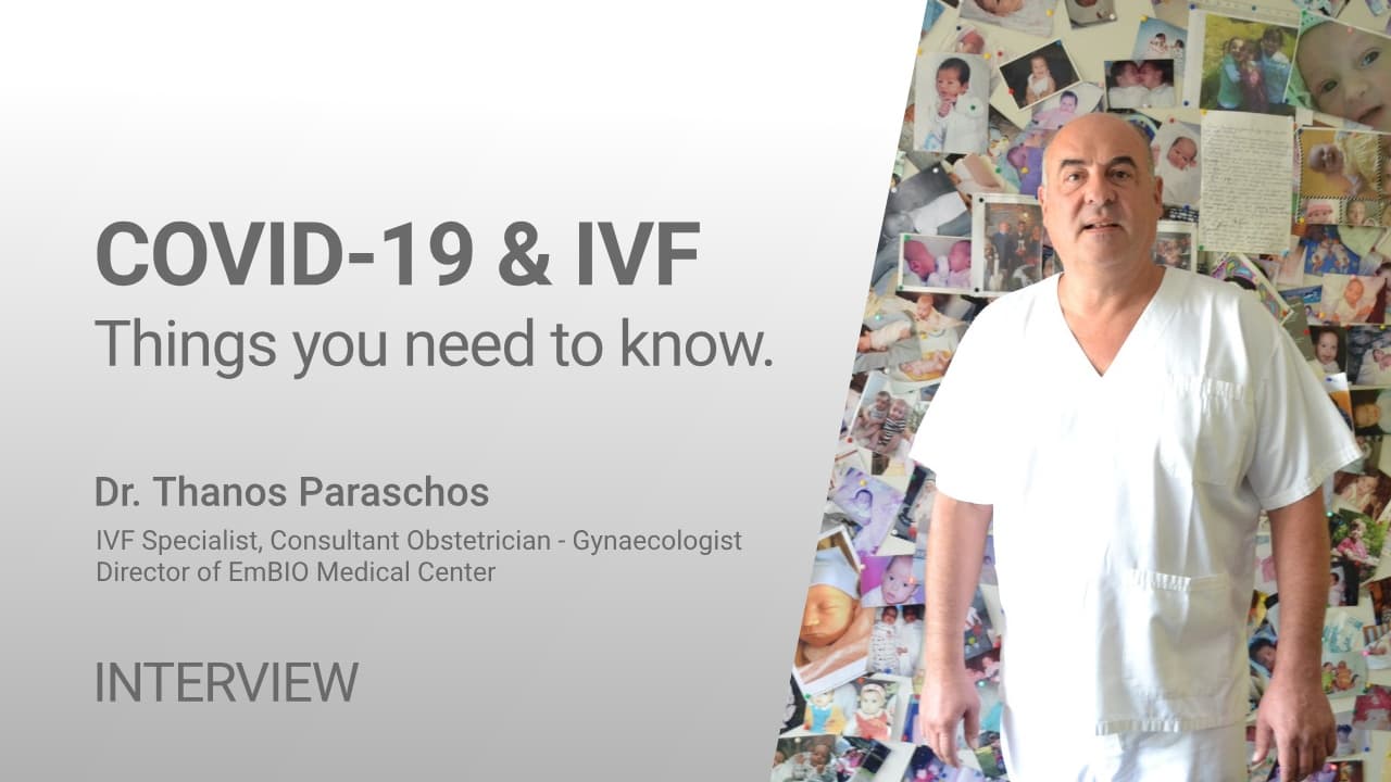 COVID- 19 og IVF – alt hvad du behøver at vide; Interview med Dr. Thanos Paraschos